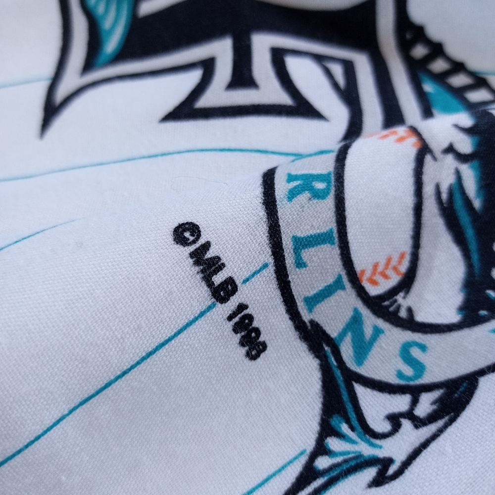 Custom Reworked Vintage  1996 MLB Florida Marlins Bennygonia Shorts - Picture 5 of 10